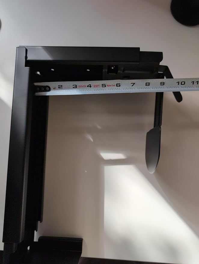 CPU Holder for Under Desk Mount Adjustable to fit Almost Any CPU Computer Tower