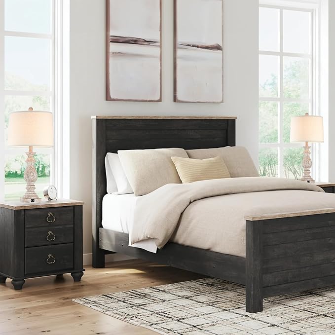 26.3” Rustic Table Lamps Set of 2 for Living Room Bedroom Beside Lamps with USB Charging Ports,Vintage Nightstand Lamp Farmhouse Dimmable End Table Resin Desk Lamp