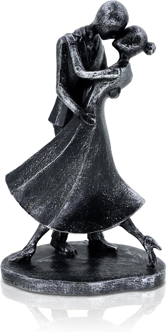 Anniversary Wedding Gifts, Love Ornament for Couple, Romantic Couple Sculptures, Abstract Resin Statues for Home Decor, Valentines Statues Decor for Desk Office, Valentines Gifts for Women Wife