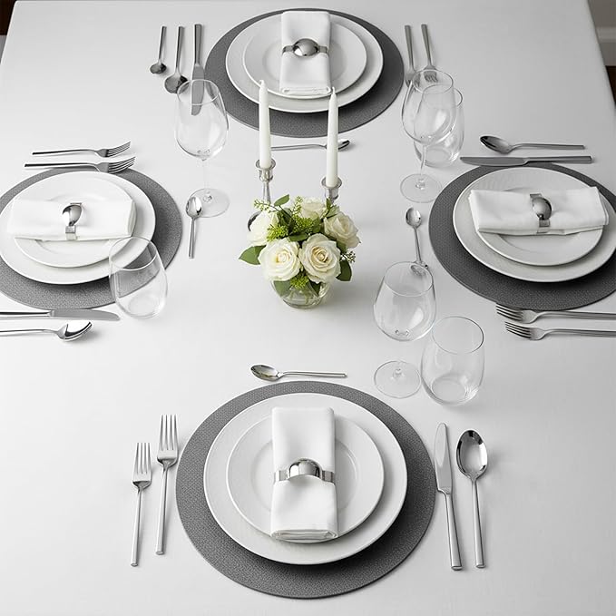 Alata Potter 20-Piece Forged Silverware Set Stainless Steel Flatware Set Cutlery Set,Service for 4,Mirror Finish,Dishwasher Safe