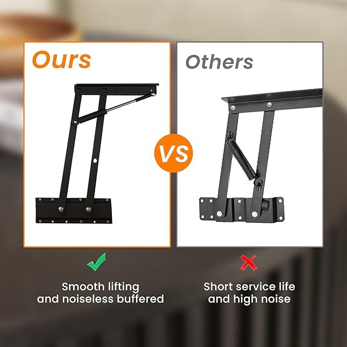 POVISON Round Coffee Table with Storage, Lift Top Coffee Table for Living Room, 39.37" Fluted Mid Century Modern Center Table for Home, Office, Black, Fully Assembled