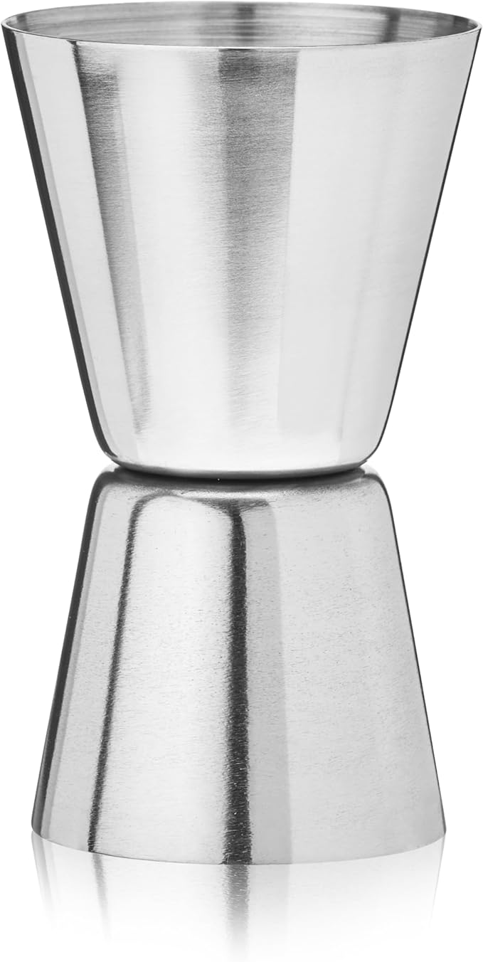 True 20-Piece Cocktail Shaker Bar Set with Wooden Stand Includes Boston Shaker, Mixing Glass, Muddler, Jigger, Strainer, Bartender Kit for Mixed Drinks, Cold Brew Cocktails, Home Bar Tools