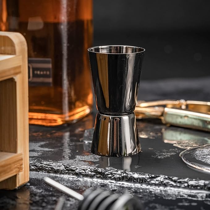 SOING Mixology 24-Piece Bartender Kit,Perfect Home Cocktail Shaker Set for Drink Mixing,Stainless Steel Bar Tools with Stand,Velvet Carry Bag & Recipes Cards Included