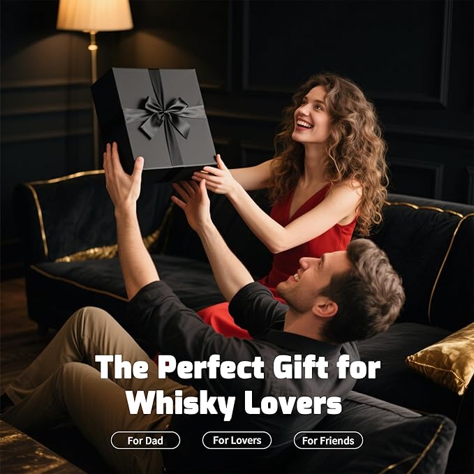 Electric Whiskey Smoker Kit, Rechargeable Cocktail Smoker Kit with 6 Wood Chips, Old Fashioned Smoker Kit Bourbon Drink Smoker Kit Birthday Christmas Gifts for Men, Dad, Husband (No Butane）