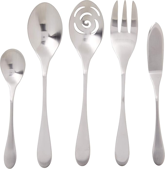 Knork Original Flatware Set, Silver Matte