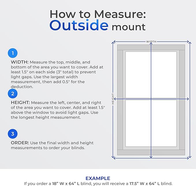 2 Inch Cordless Room Darkening Faux Wood Blind - 53.5" W x 48" L - White, Over 1,000 Custom Sizes Starting at 18.97, Inside or Outside Mount, Venetian Shades for Interior Windows by Lumino