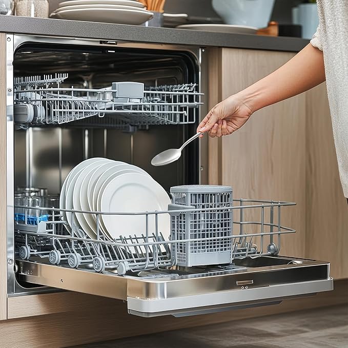 KINGSTONE 60 Pieces Silverware Set for 12, Premium Stainless Steel Flatware Set, Heavy Duty and Modern Design Cutlery Set, Mirror Polished, Dishwasher Safe