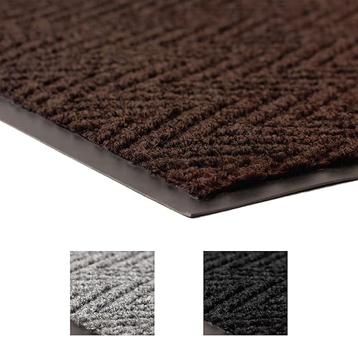 Notrax 118 Arrow Trax® Entrance Mat, for Home or Office, 4' X 6' Brown