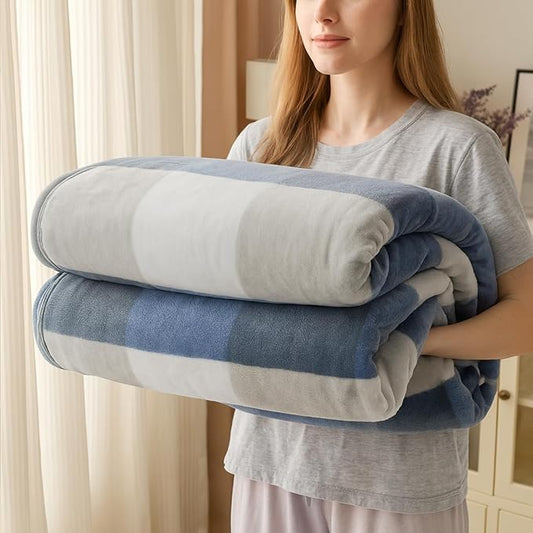 Fleece Bed Blankets Throw Size - Soft Lightweight Plush Fuzzy Cozy Luxury Blanket Microfiber Throw for Couch Bed,All-Season Breathable,40x60 Inches
