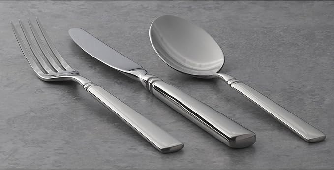 Oneida 2267004F Easton Fine Flatware Dinner Knives, Set Of 4, Metallic