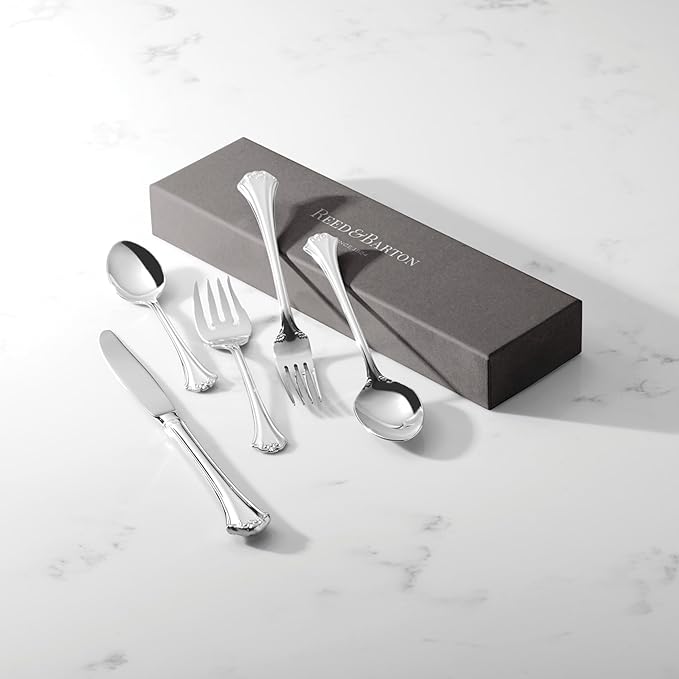 Reed & Barton Country French 5Pc Flatware Place Setting, 5 Piece, Silver