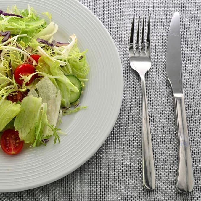 36 Piece Silverware Set,MASALACO 6-Piece Stainless Steel Cutlery Set-Knife Fork Butter Knife and Spoon,Mirror Finish,Suitable for Home Restaurant Hotel Kitchen Utensils,Dishwasher Safe