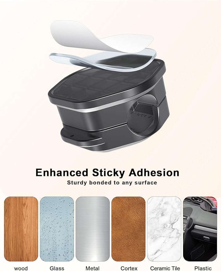 8 Pack Cord Organizer - Cord Holder for Nightstand - Cable Clips - Cord Holder, Magnetic Cord Organizer, for Desk, Nightstand, Phone Charger, Computer, Home, Office, Car