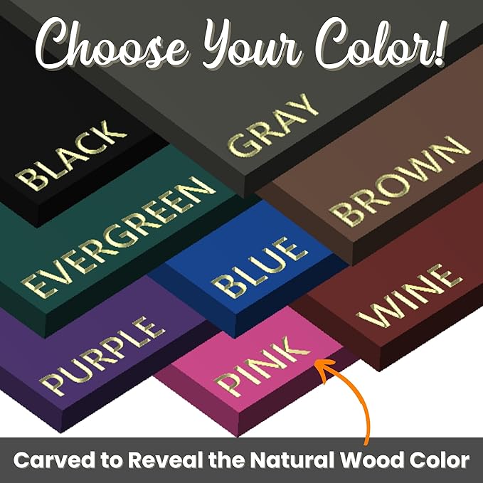 Custom Bar Sign - Choice of Size, Fonts, and Colors | Personalized Cocktail Lounge Bar Decor, Personalized Bar Signs for Home Bar, Home Bar Decor, Bar Wall Decor, Bar Decorations | True Stock Studios