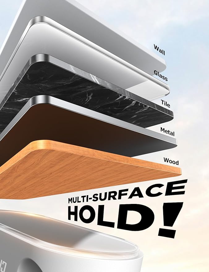 Magnetic Cable Clips - Chfeila 8Pack [Dual Slot] [360°Rotating & Twist-Lock] Cord Management, Adhesive Phone Charging Keeper, Wire Organizer Holder for Nightstand, Home Office Desk Accessories Decor