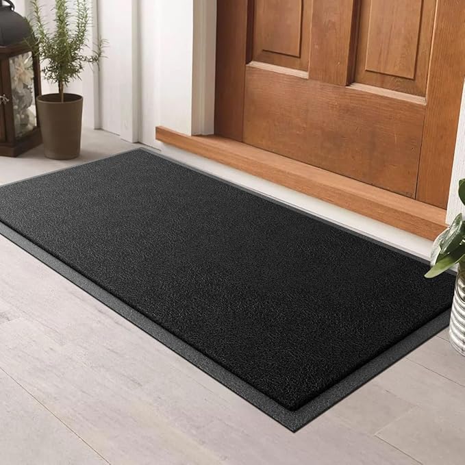 Amyracel Front Door Mat Indoor Outdoor Entrance, 24" x 72" All-Season Waterproof Doormat for Enterway, Heavy Duty Commercial Floor Mat, Fade Resistant, Rubber Back, Low Profile, Easy Clean