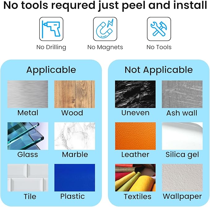 100 PCS Adhesive Cable Clips Black (50 Small & 50 Large), Cable Management Under Desk, Cable Wall Clip, Wire Clips for Cords of Car Dash Cam, HDMI, Extension Cord, TV PC Phone USB Ethernet Coax