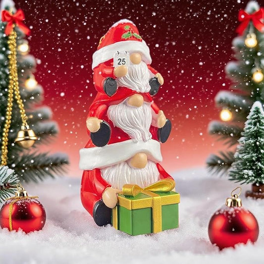 Christmas Gnomes Decorations, Winter Gnome for Indoor Home Table Decor, Cute Christmas Figurines Make Thoughtful Gifts for Family or Friends, Symbolizing Good Luck and Happiness