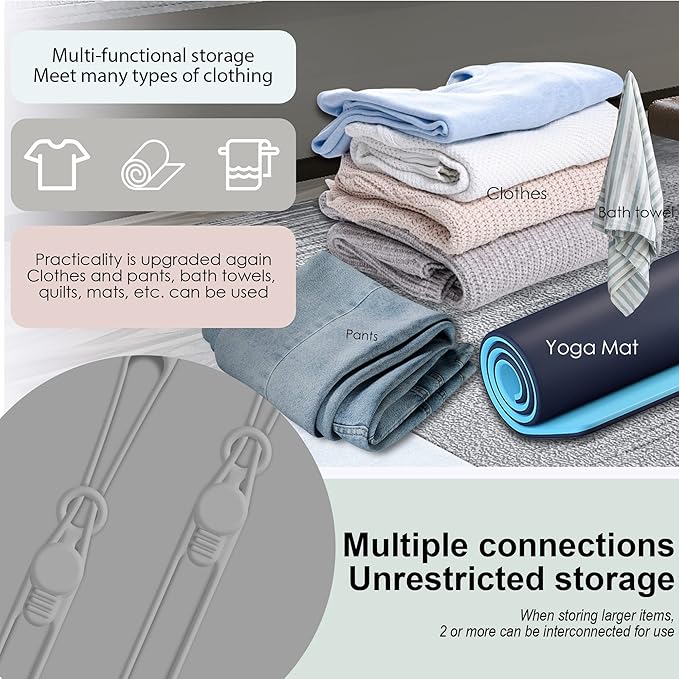 Nearockle 16Pcs Silicone Cable Straps Wire Organizer for Bundling Earphone, Phone Charger, Computer Cords, Reusable Cable Ties Cord Organizer in Home,Office,Kitchen,School(Grey)