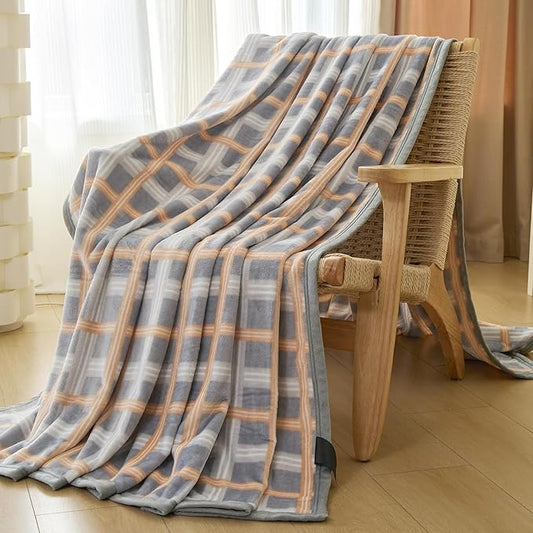 Fleece Bed Blankets Throw Size - Soft Lightweight Plush Fuzzy Cozy Luxury Blanket Microfiber Throw for Couch Bed,All-Season Breathable,40x60 Inches
