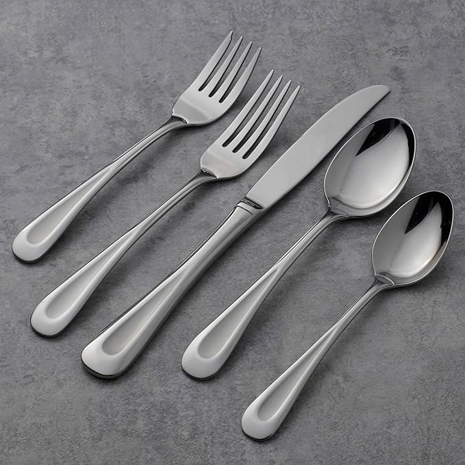 Oneida Satin Sand Dune 20-Piece Flatware Set, Service for 4