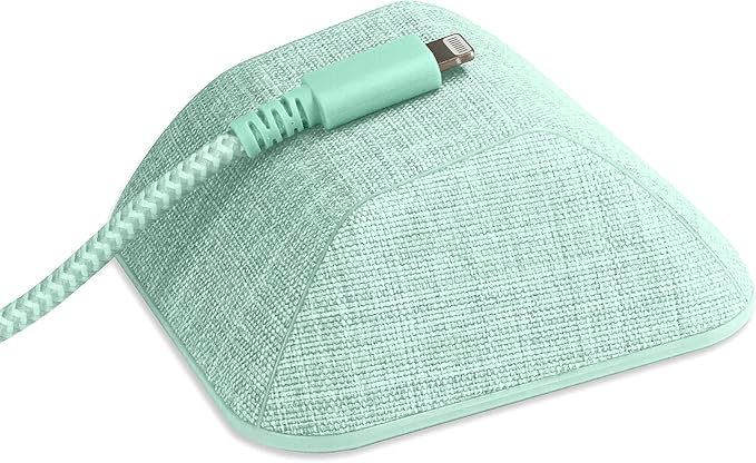 Smartish® Magnetic Cord Holder - Cable Wrangler Organizer with Magnet Clips for Charger Management on Desktop, Nightstand, or Side Table for All Cables, USB-C, Lightning Cables - Teal Me More