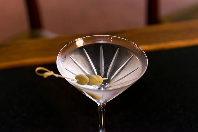 Schott Zwiesel Tritan Crystal Glass Distil Barware Collection Kirkwall Martini Cocktail Glasses (Set of 6), 8.5 oz, Clear