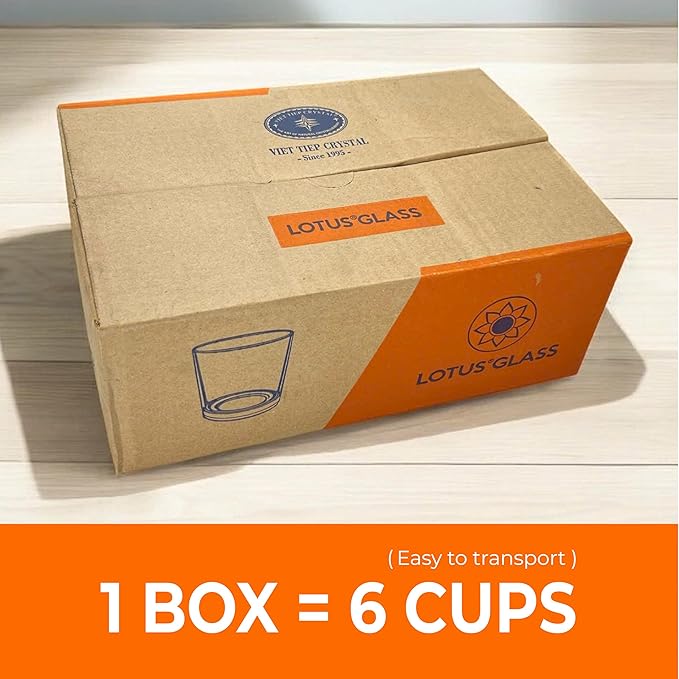 12.85 oz Highball Glasses, 6pc Water Glasses Drinking Set Thick Heavy Base, Glassware for Mojito, Juice, Milk, Mixed Drink|Dishwasher Safe