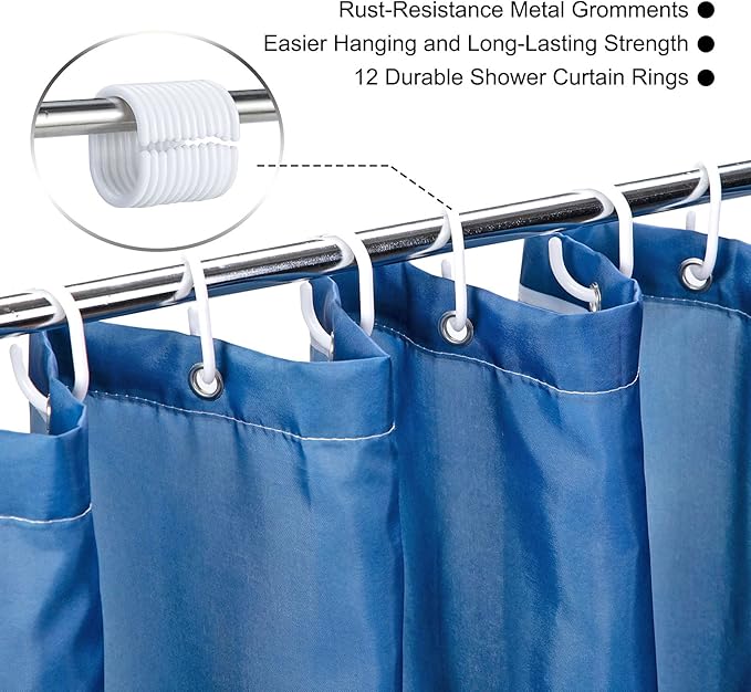 Domoku Cat Shower Curtain Cute Funny Western Shower Curtain Cowboy Cat Riding Horse in The Desert Bathroom Shower Curtains Polyester Fabric Waterproof with 12Hooks 72 * 72inch/180cm*180cm