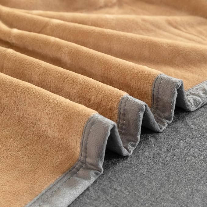 Fleece Bed Blankets Throw Size - Soft Lightweight Plush Fuzzy Cozy Luxury Blanket Microfiber Throw for Couch Bed,All-Season Breathable,40x60 Inches