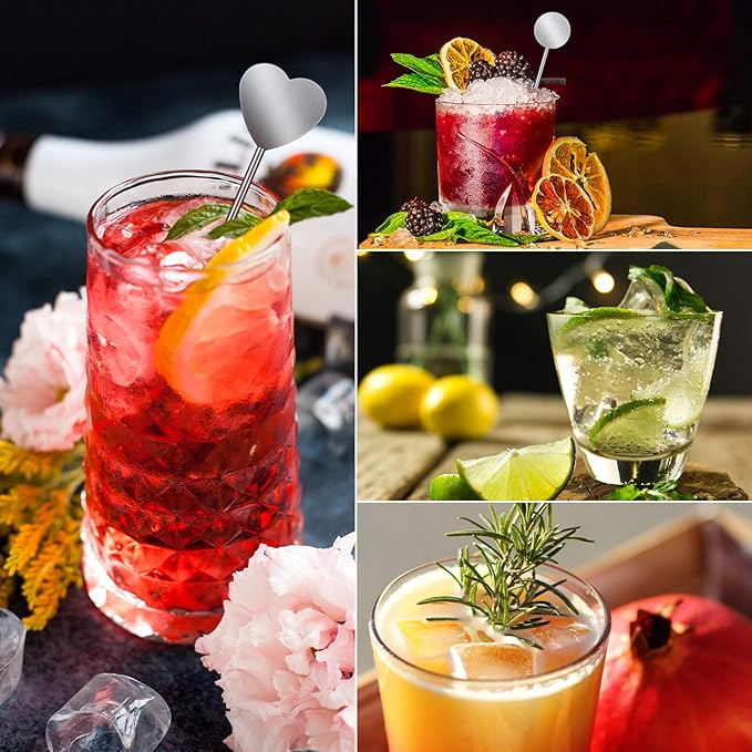 Cocktail Mixing Glass, veecom 18oz Crystal Mixing Glass Bartender Kit, 8 Piece Old Fashioned Cocktail Set with Strainer, Spoon, Jigger, Picks, Pourers, Bar Tools Cocktail Shaker Set (8 Pieces)