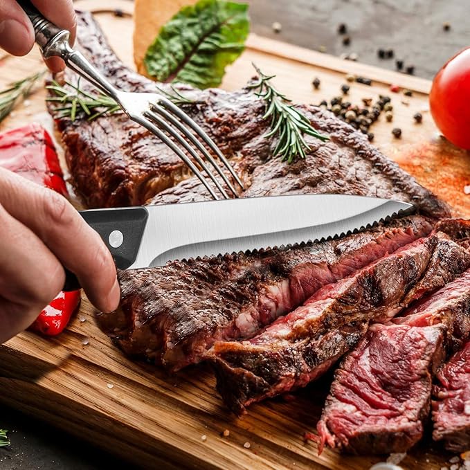 Hiware 72-Piece Silverware Set for 12, Stainless Steel Flatware Cutlery Set For Home Kitchen Restaurant Hotel, Mirror Polished, Dishwasher Safe