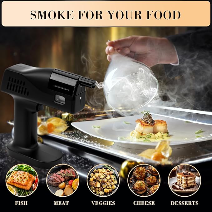 Cocktail Bubble Smoke Gun Accessories, Contains 4 Lemon Flavors, 4 Oil Containers, Suitable for Smoke Bubble Gun (Lemon Flavor)