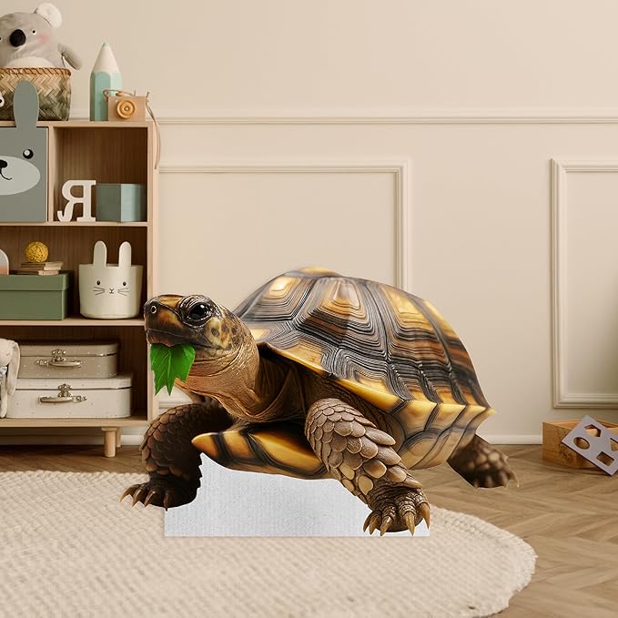 Turtle Life Size Standee - 2FT Freestanding Coroplast Cutouts | Aqua Animal Standup Photo Booths, Birthday & Halloween Decorations