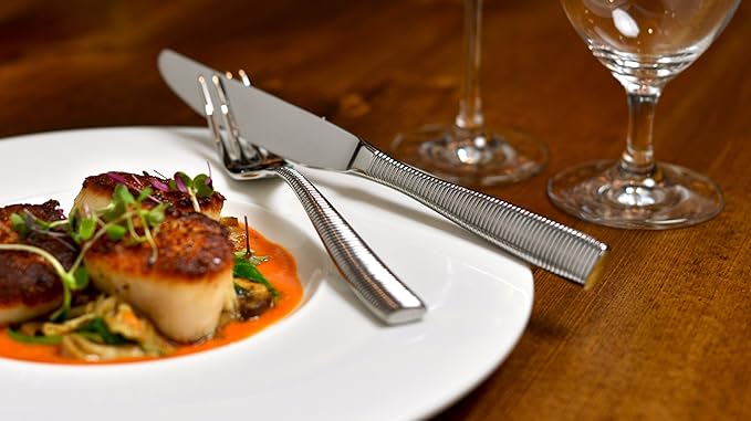 Fortessa Ringo 18/10 Stainless Steel Flatware Table Fork, Set of 12