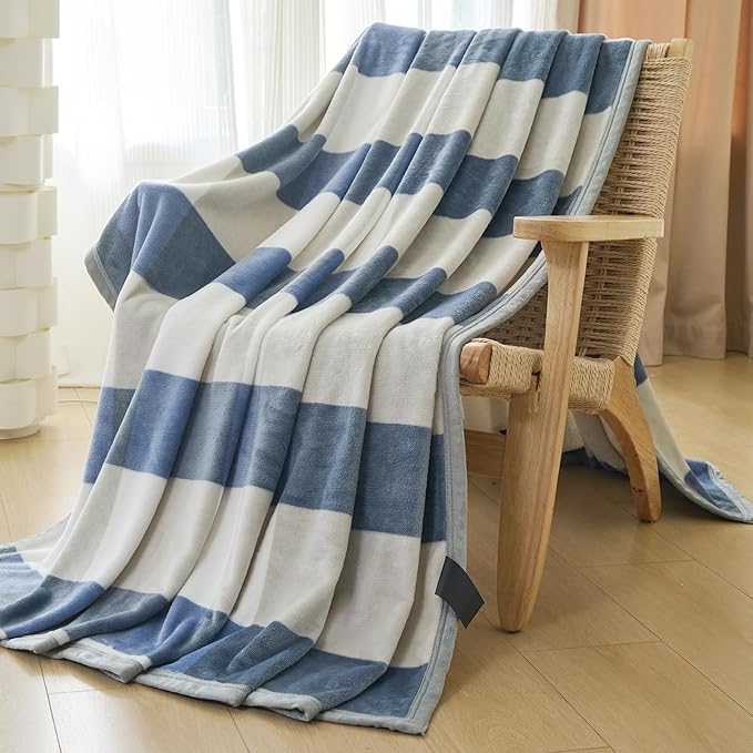 Fleece Bed Blankets Throw Size - Soft Lightweight Plush Fuzzy Cozy Luxury Blanket Microfiber Throw for Couch Bed,All-Season Breathable,40x60 Inches
