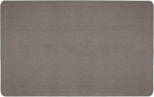 House, Home and More Skid-Resistant Carpet Indoor Area Rug Floor Mat - Gray - 5 Ft X 8 Ft - Non Slip Rubber Backing, Stain Resistant, Dog Friendly, Living Room Bedroom Kitchen Entryway