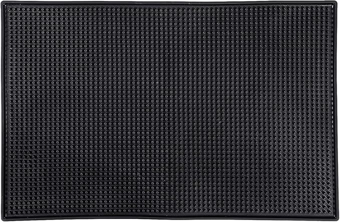 KINJOEK 18 x 12 in Bar Mat, Non Slip Bar Service Spill Mat Drying Mats for Countertop Cocktail Bartender Coffee Beverages