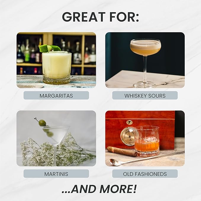 A Bar Above 14-Piece Antique Copper Bartender Kit, Premium Stainless Steel Barware Gift Set for Home Bar, Includes Shaker, Jigger, Strainers, Spoon, Picks, Professional Mixology Tools