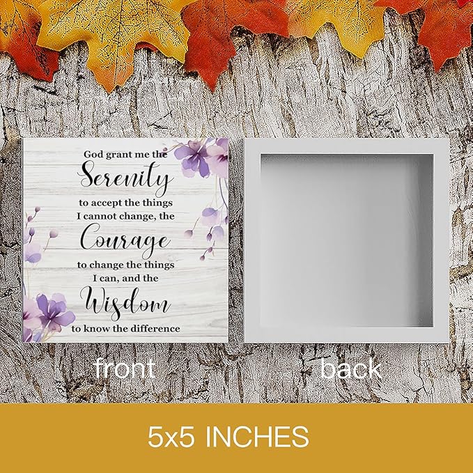 HTBIG Christian Motivational Office Decor Carefully Add Orchid Elements To The Atmosphere Design Scripture Suitable for Art Home Office Shelf Desk 5 x 5 Inch