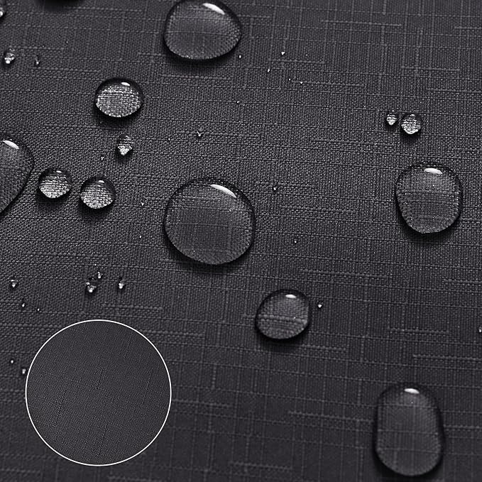 Dark Grey and White Ombre Curtains for Bathroom Luxury Hotel Spa, Machine Washable, Decorative Gray Linen Textured Shower Curtain, 72x72