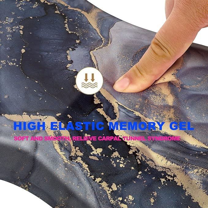 Mouse Pad Wrist Support, Ergonomic Mouse Pad with Massage Dot, Comfortable Computer Mouse Pad for Laptop, Wrist Rest Pain Relief Mousepad with Non-Slip PU Base for Office & Home, 12 x 8 in