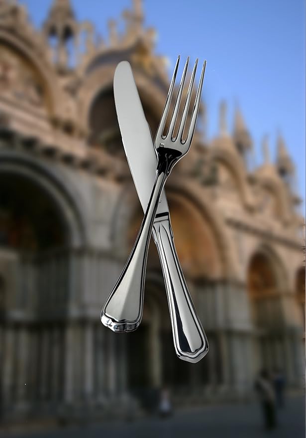 Fortessa San Marco 18/10 Stainless Steel Flatware Table Fork, Set of 12