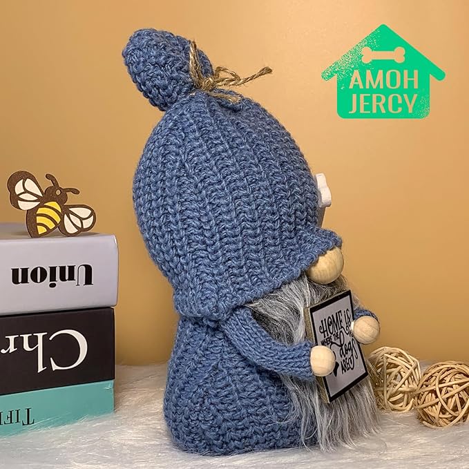 Dog Lover Gnome – Handmade Scandinavian Decor | Cute Puppy-Themed Gnome for Home & Office