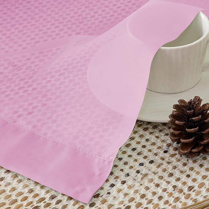 Aiyufeng 96inch Long Pink Sheers Drapes