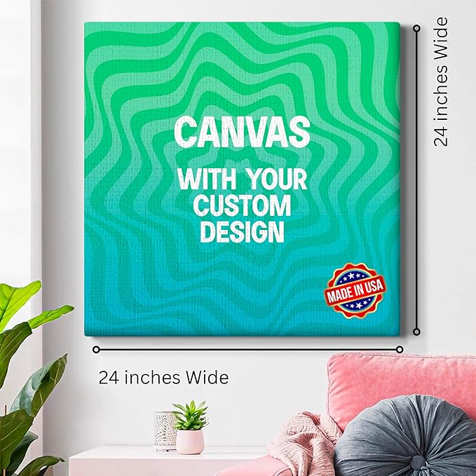 BCB Print Custom Wall Canvas Poster | Personalized Photo-to-Canvas Print for Bedroom, Living Room, Kitchen & Office | Made in USA | Fast Delivery | HD Edition