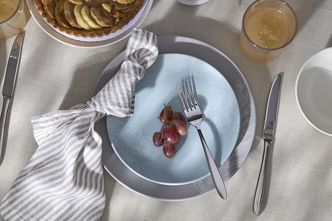 Oneida Mooncrest 65-Piece Flatware Set, Service for 12 Silver