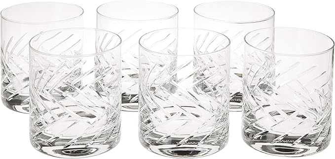 Schott Zwiesel Tritan Crystal Glass Distil Barware Collection Arran Old Fashioned Cocktail Glasses (Set of 6), 9.8 oz, Clear