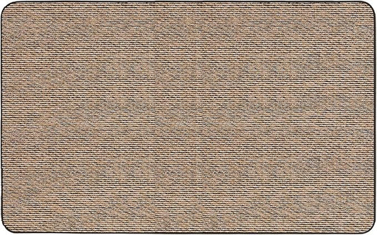 House, Home and More Skid-Resistant Carpet Indoor Area Rug Floor Mat - Black Ripple - 5 Ft X 8 Ft - Non Slip Rubber Backing, Stain Resistant, Dog Friendly, Living Room Bedroom Kitchen Entryway