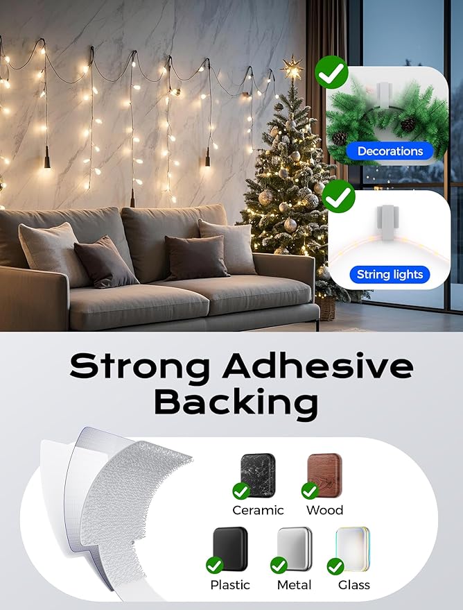 Adhesive Wire Management, 100pcs Hook and Loop Cable Ties, Adjustable Cable Straps, Sticky-Back Cord Organizer for Kitchen Appliances, Office, Home - White